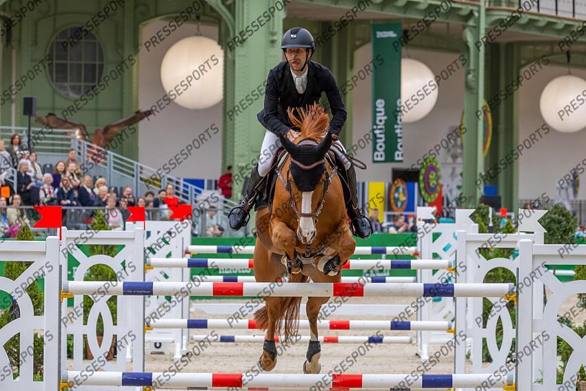 Saut Hermès 2025. Prix Hermès Sellier. Pieter DEVOS (BEL). JARINA J Eric KNOLL / Presse Sports SAUT HERMES 