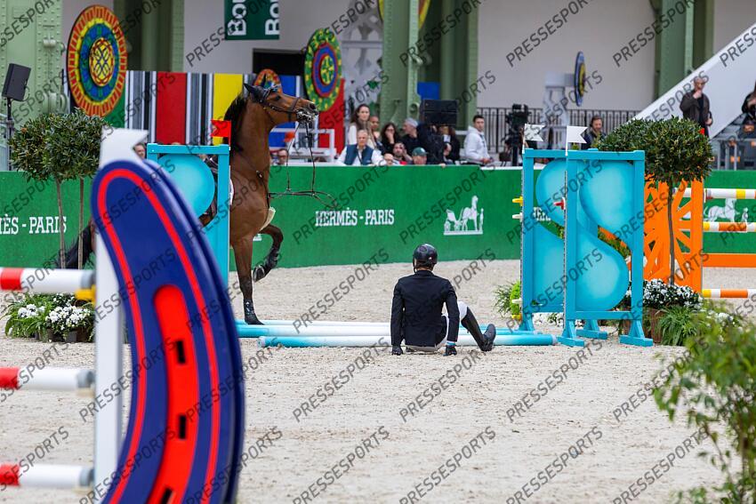 Saut Hermès 2025. Les talents Hermès. Thijmen VOS (NED). CADILLAC Z Eric KNOLL / Presse Sports SAUT HERMES 