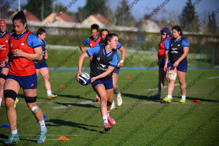 RUGBY TOURNOI DES 6 NATIONS FEMININ 2025 STAGE FRANCE