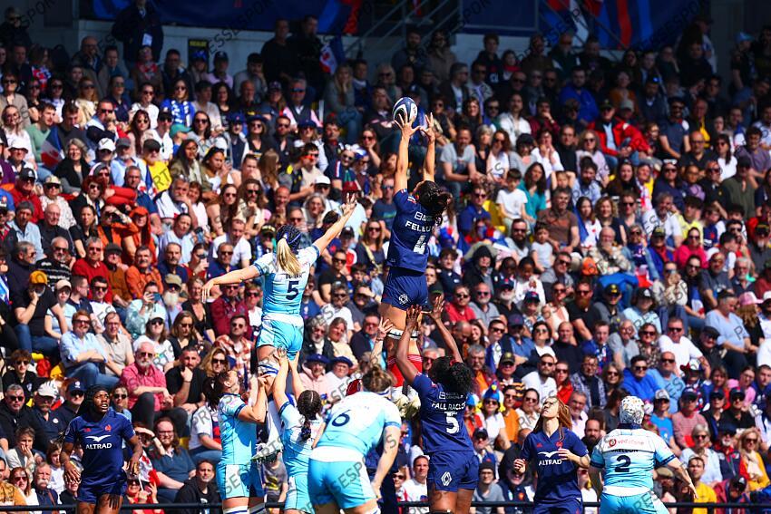 bonar (sarah) feleu (manae) FRANCE-ECOSSE (38-15) 