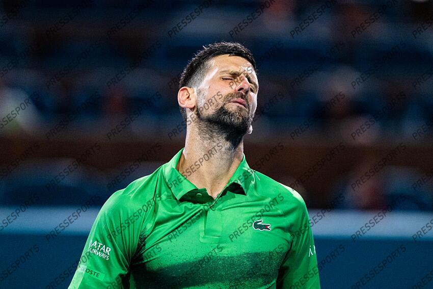 Novak Djokovic (SRB) FINALE DJOKOVIC/MENSIK Miami Open 2025 - Hard Rock Stadium 