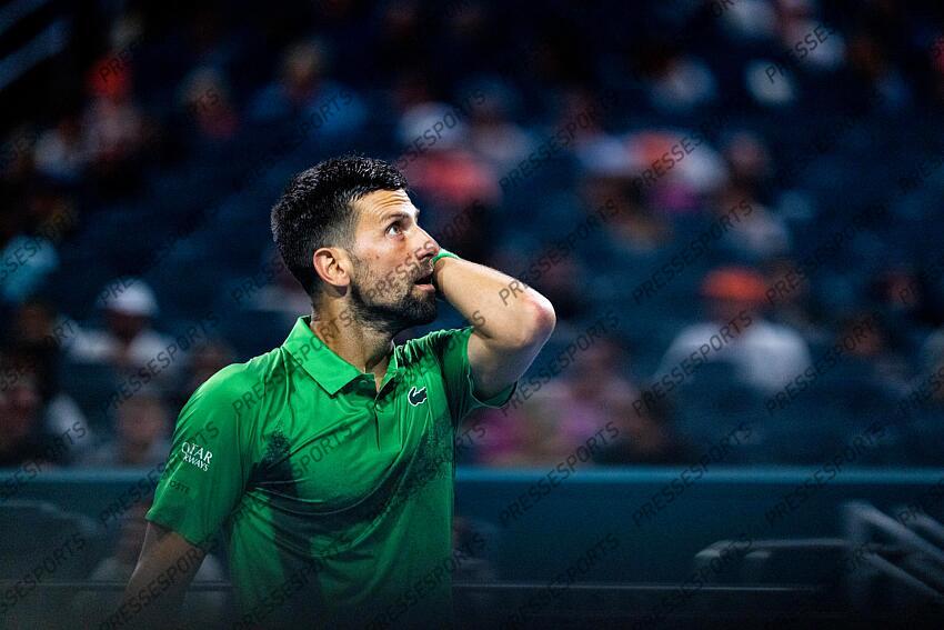 Novak Djokovic (SRB) FINALE DJOKOVIC/MENSIK Miami Open 2025 - Hard Rock Stadium 