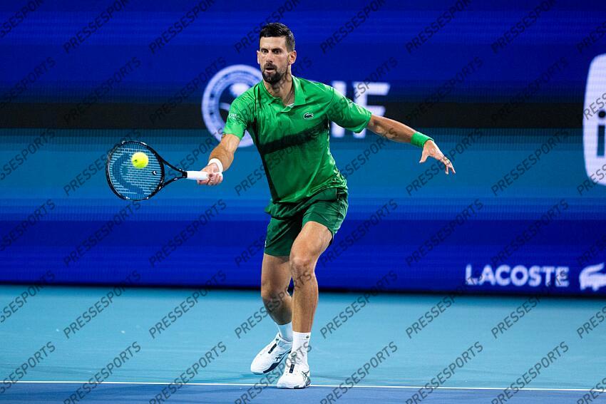 Novak Djokovic (SRB) FINALE DJOKOVIC/MENSIK Miami Open 2025 - Hard Rock Stadium 