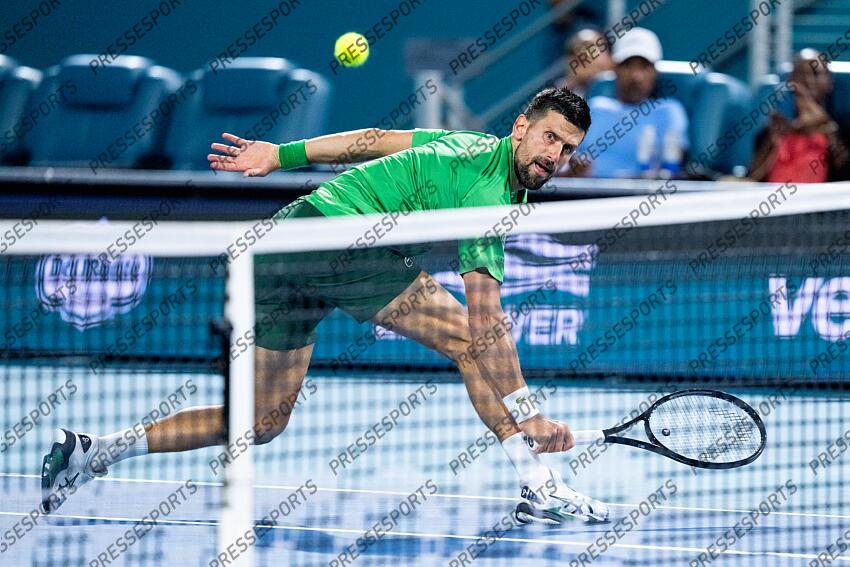 Novak Djokovic (SRB) FINALE DJOKOVIC/MENSIK Miami Open 2025 - Hard Rock Stadium 