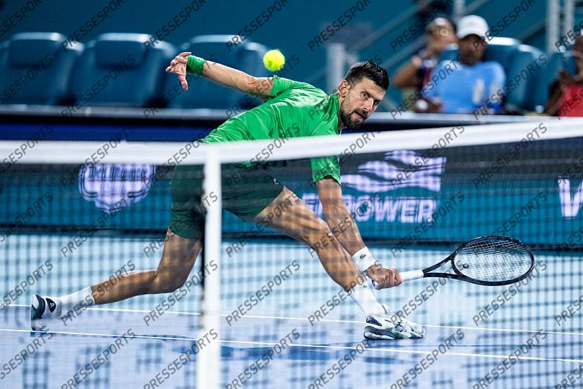 Novak Djokovic (SRB) FINALE DJOKOVIC/MENSIK Miami Open 2025 - Hard Rock Stadium 