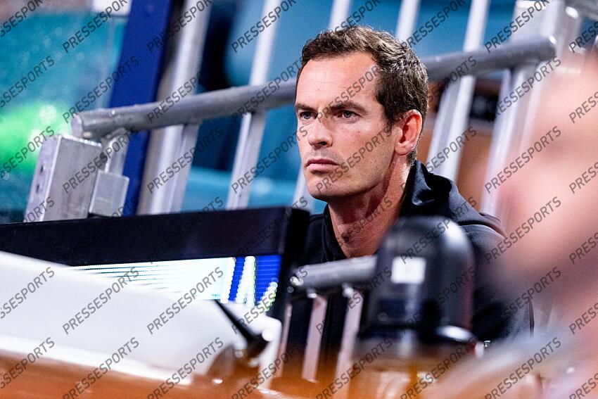 Andy Murray (GBR) coach of Novak Djokovic (SRB) FINALE DJOKOVIC/MENSIK Miami Open 2025 - Hard Rock Stadium 