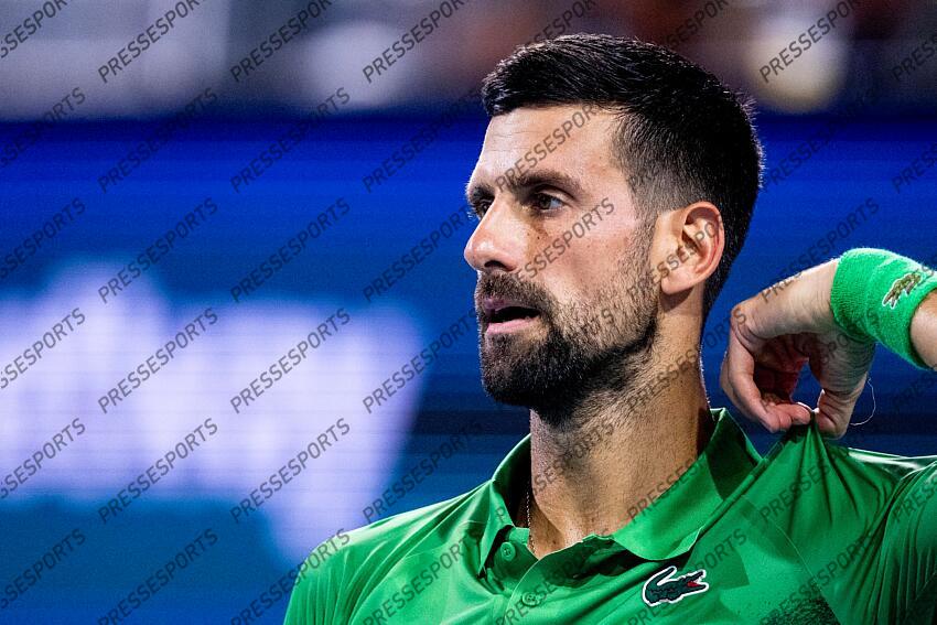Novak Djokovic (SRB) FINALE DJOKOVIC/MENSIK Miami Open 2025 - Hard Rock Stadium 