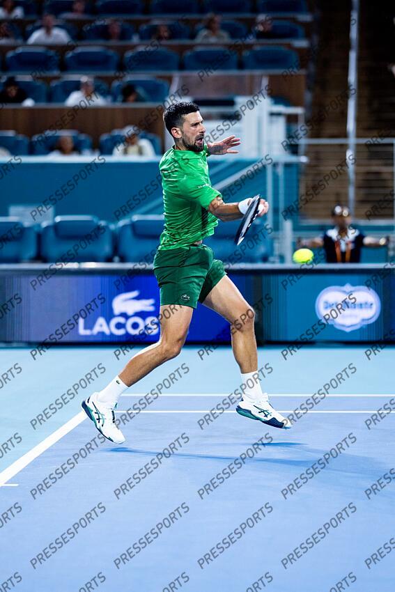 Novak Djokovic (SRB) FINALE DJOKOVIC/MENSIK Miami Open 2025 - Hard Rock Stadium 