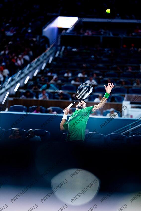 Novak Djokovic (SRB) FINALE DJOKOVIC/MENSIK Miami Open 2025 - Hard Rock Stadium 