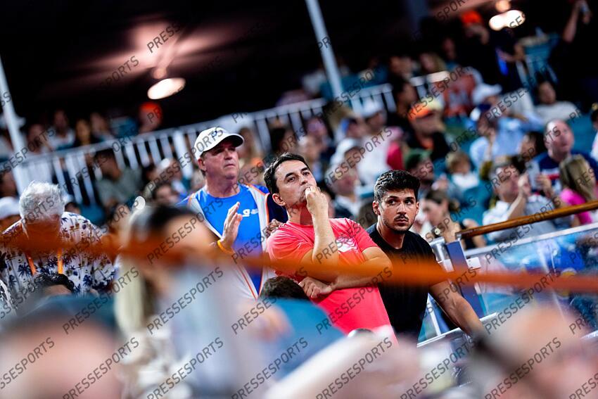 Jakub Mensik (CZE) coach FINALE DJOKOVIC/MENSIK Miami Open 2025 - Hard Rock Stadium 