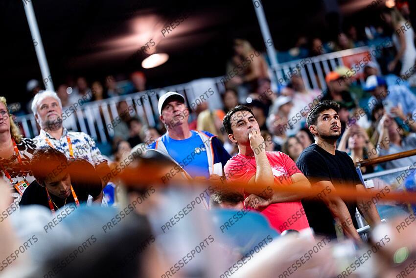 Jakub Mensik (CZE) coach FINALE DJOKOVIC/MENSIK Miami Open 2025 - Hard Rock Stadium 