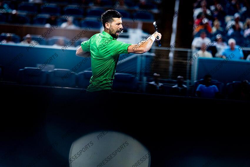 Novak Djokovic (SRB) FINALE DJOKOVIC/MENSIK Miami Open 2025 - Hard Rock Stadium 