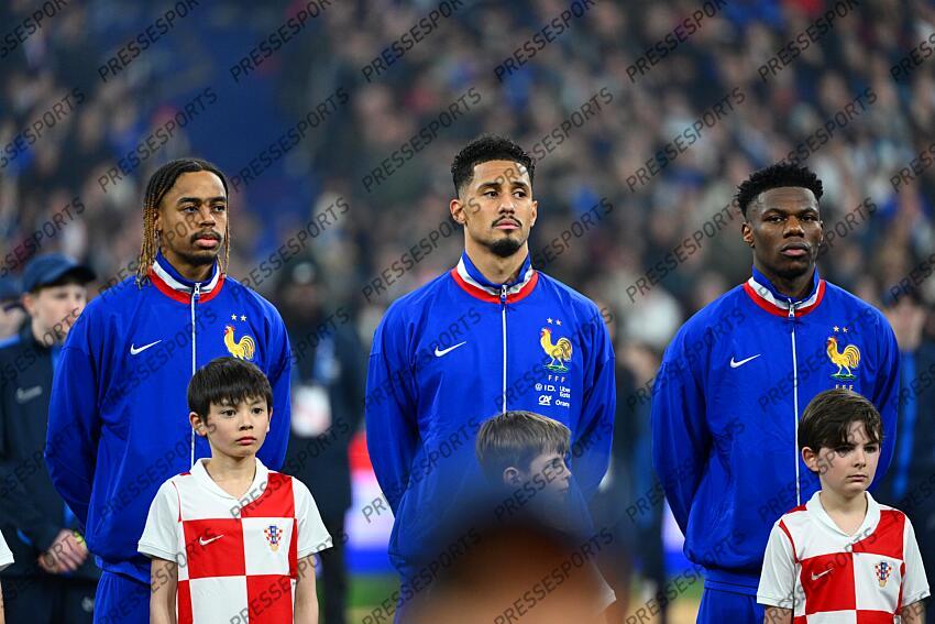 barcola (bradley) saliba (william) tchouameni (aurelien) FRANCE-CROATIE (2-0, 5tab4) 
