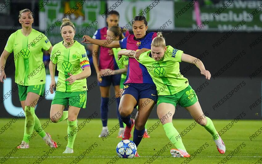 FOOT LIGUE DES CHAMPIONS FEMININE 2025 (F) WOLFSBURG-(F) FC BARCELONE (1-4)