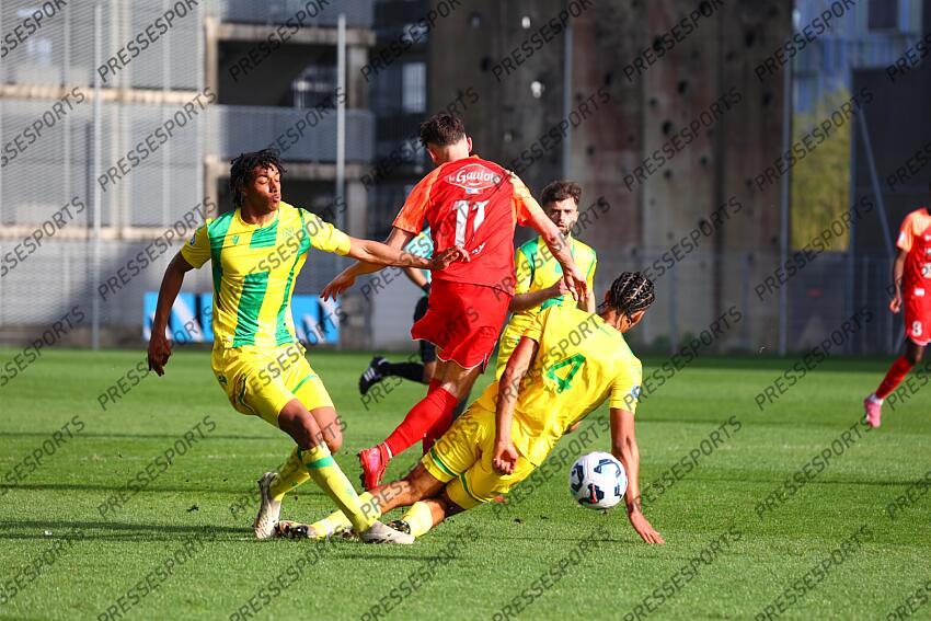 doucoure (sekou) monnier (florian) zeze (nathan) NANTES 2-SABLE (4-1) ziani (sacha) 