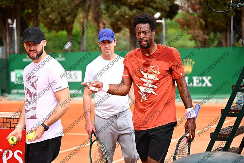 Tillström (Mikael) Monfils (Gaël) ENTRAINEMENT 