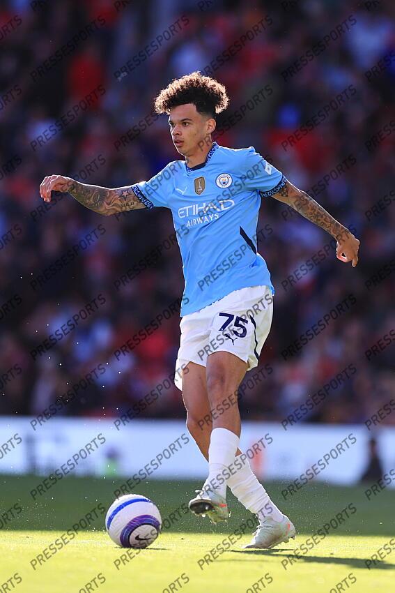 6th April 2025 - Premier League - Manchester United v Manchester City - Nico O'Reilly of Manchester City - Photo: Simon Stacpoole / Offside. MANCHESTER UNITED-MANCHESTER CITY (0-0) 