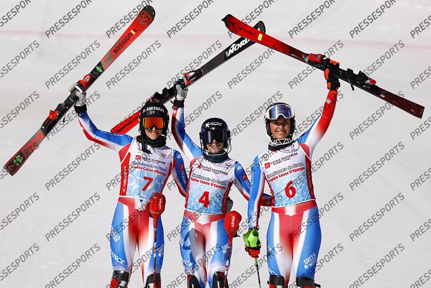 SKI ALPIN CHPTS DE FRANCE 2025 SLALOM FEMMES MERIBEL