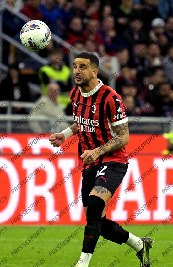 Foto IPP/Paolo Bona Milano 05/04//2025 Campionato Serie A di Calcio stagione 2024/2025 partita Milan-Fiorentina Nella foto Kyle Walker Italy Photo Press Worldwide Copyright AC MILAN-FIORENTINA (2-2) 