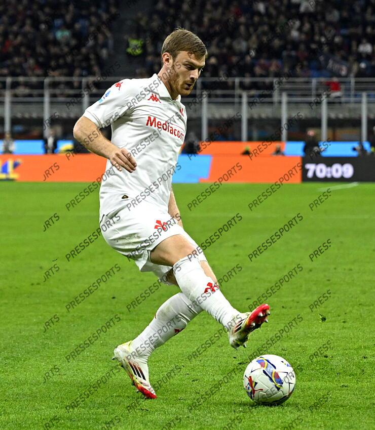Foto IPP/Paolo Bona Milano 05/04//2025 Campionato Serie A di Calcio stagione 2024/2025 partita Milan-Fiorentina Nella foto Lucas Beltran Italy Photo Press Worldwide Copyright AC MILAN-FIORENTINA (2-2) 