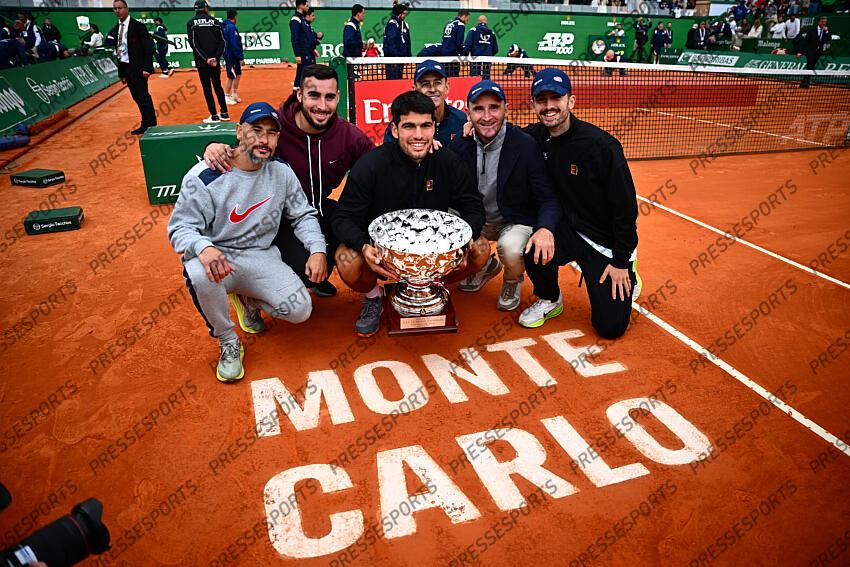 TENNIS TOURNOI DE MONTE CARLO ATP MASTERS 1000 2025 ALCARAZ / MUSETTI