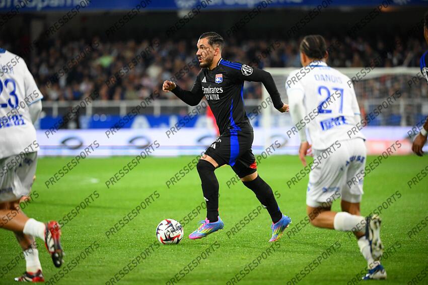 cherki (rayan) AUXERRE-LYON (1-3) danois (kevin) 