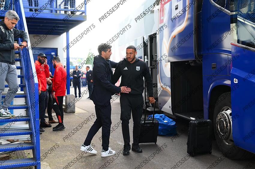 fonseca (paulo) tolisso (corentin) AUXERRE-LYON (1-3) arrivee des joueurs 