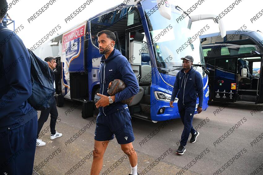 jubal AUXERRE-LYON (1-3) arrivee des joueurs 