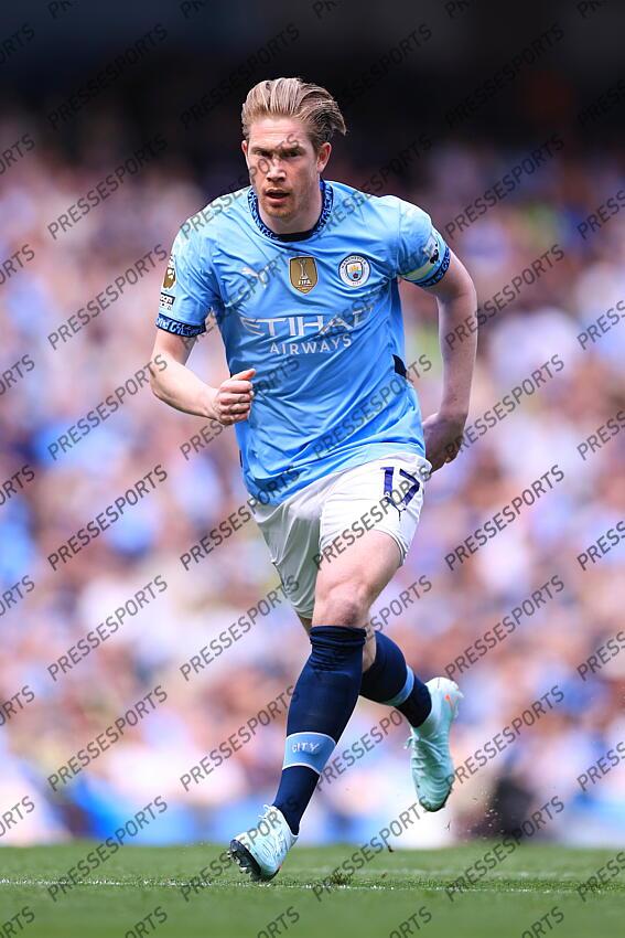 12th April 2025 - Premier League - Manchester City v Crystal Palace - Kevin de Bruyne of Manchester City - Photo: Simon Stacpoole / Offside. MANCHESTER CITY-CRYSTAL PALACE (5-2) 