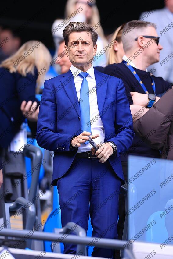 12th April 2025 - Premier League - Manchester City v Crystal Palace - Crystal Palace Chairman Steve Parish - Photo: Simon Stacpoole / Offside. MANCHESTER CITY-CRYSTAL PALACE (5-2) 