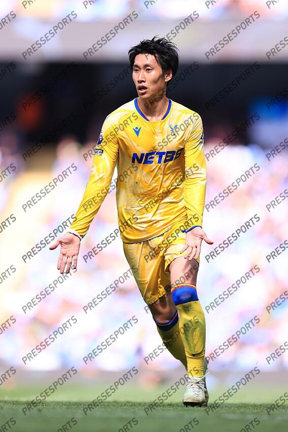 12th April 2025 - Premier League - Manchester City v Crystal Palace - Daichi Kamada of Crystal Palace - Photo: Simon Stacpoole / Offside. MANCHESTER CITY-CRYSTAL PALACE (5-2) 