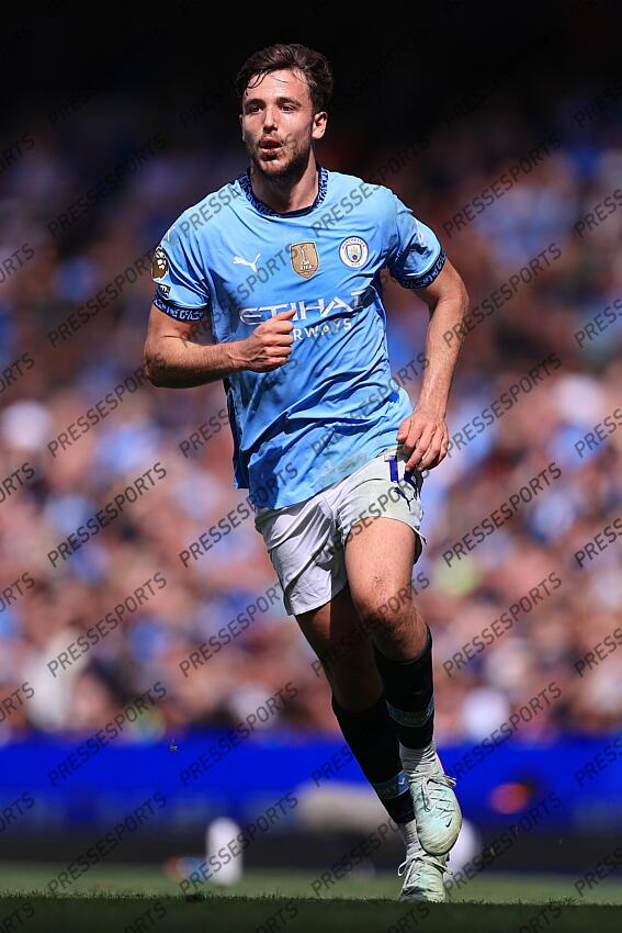 12th April 2025 - Premier League - Manchester City v Crystal Palace - Nico Gonzalez of Manchester City - Photo: Simon Stacpoole / Offside. MANCHESTER CITY-CRYSTAL PALACE (5-2) 