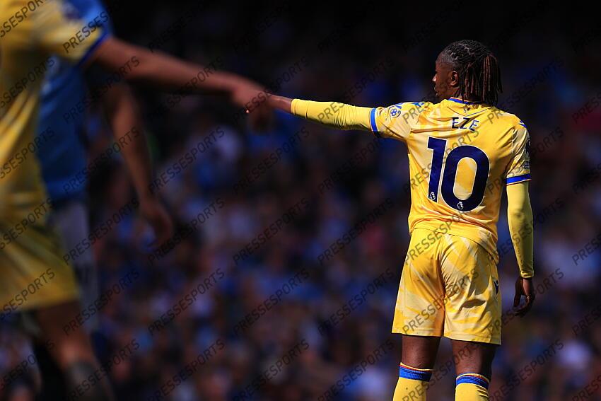 12th April 2025 - Premier League - Manchester City v Crystal Palace - Eberechi Eze of Crystal Palace - Photo: Simon Stacpoole / Offside. MANCHESTER CITY-CRYSTAL PALACE (5-2) 