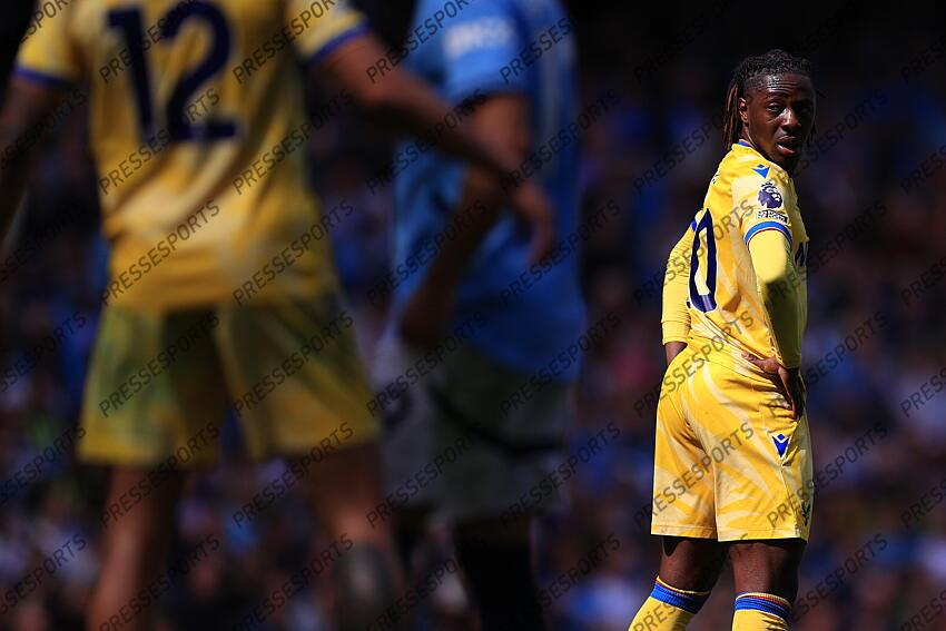 12th April 2025 - Premier League - Manchester City v Crystal Palace - Eberechi Eze of Crystal Palace - Photo: Simon Stacpoole / Offside. MANCHESTER CITY-CRYSTAL PALACE (5-2) 
