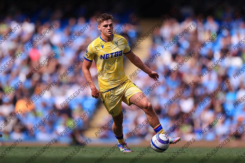 12th April 2025 - Premier League - Manchester City v Crystal Palace - Justin Devenny of Crystal Palace - Photo: Simon Stacpoole / Offside. MANCHESTER CITY-CRYSTAL PALACE (5-2) 