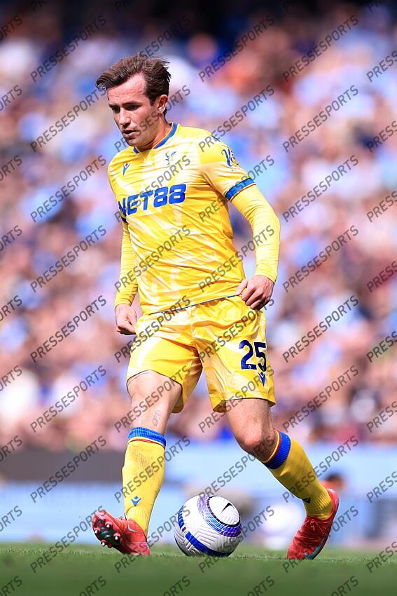 12th April 2025 - Premier League - Manchester City v Crystal Palace - Ben Chilwell of Crystal Palace - Photo: Simon Stacpoole / Offside. MANCHESTER CITY-CRYSTAL PALACE (5-2) 