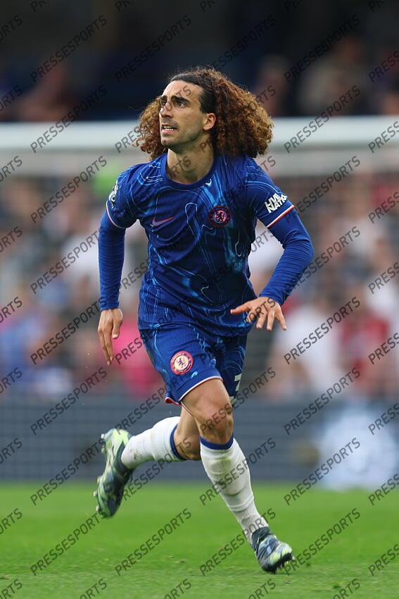 13 April 2025, London - Premier League Football - Chelsea v Ipswich Town - Marc Cucurella of Chelsea - Photo: Charlotte Wilson / Offside. CHELSEA-IPSWICH (2-2) 