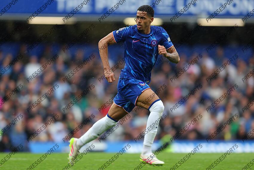 13 April 2025, London - Premier League Football - Chelsea v Ipswich Town - Levi Colwill of Chelsea - Photo: Charlotte Wilson / Offside. CHELSEA-IPSWICH (2-2) 