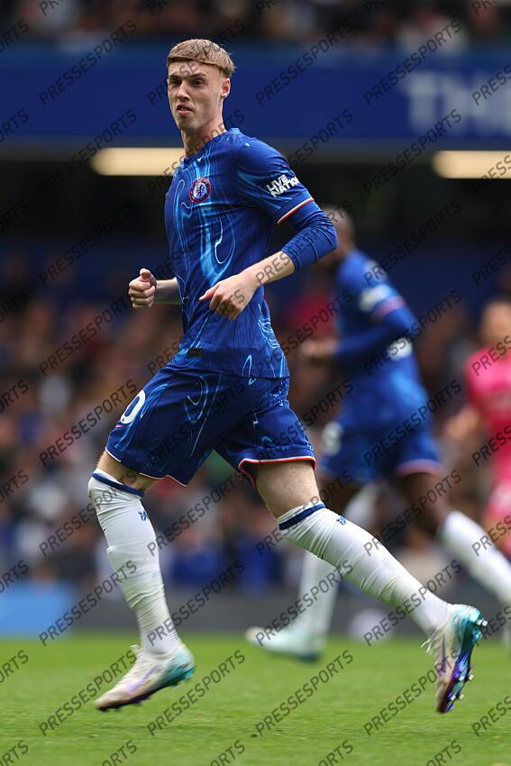 13 April 2025, London - Premier League Football - Chelsea v Ipswich Town - Cole Palmer of Chelsea - Photo: Charlotte Wilson / Offside. CHELSEA-IPSWICH (2-2) 