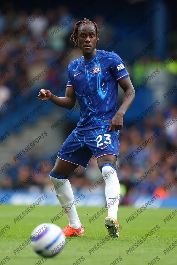 13 April 2025, London - Premier League Football - Chelsea v Ipswich Town - Trevoh Chalobah of Chelsea - Photo: Charlotte Wilson / Offside. CHELSEA-IPSWICH (2-2) 