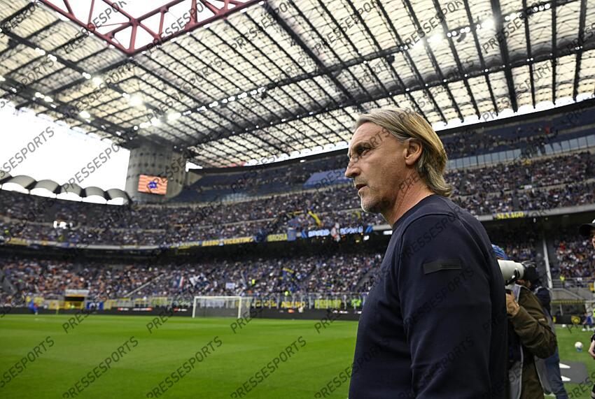 Foto IPP/Paolo Bona Milano 12/04//2025 Campionato Serie A di Calcio stagione 2024/2025 partita Inter-Cagliari Nella foto Davide Nicola, allenatore del Cagliari Italy Photo Press Worldwide Copyright INTER MILAN-CAGLIARI (3-1) 