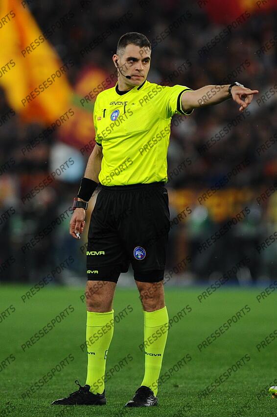 Foto IPP/Cavaliere Emiliano. Roma 13/04/2025. Calcio Campionato Serie A 2024-2025. Lazio - Roma. Nella foto: Simone Sozza. Italy Photo Press - World Copyright LAZIO ROME-AS ROME (1-1) 