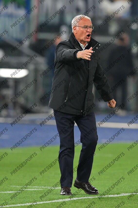 Foto IPP/Roberto Ramaccia Roma 13/4/2025 Campionato di Calcio Serie A 2024/2025 Lazio vs Roma Nella foto Claudio Ranieri allenatore della Roma Italy Photo Press - World Copyright LAZIO ROME-AS ROME (1-1) 