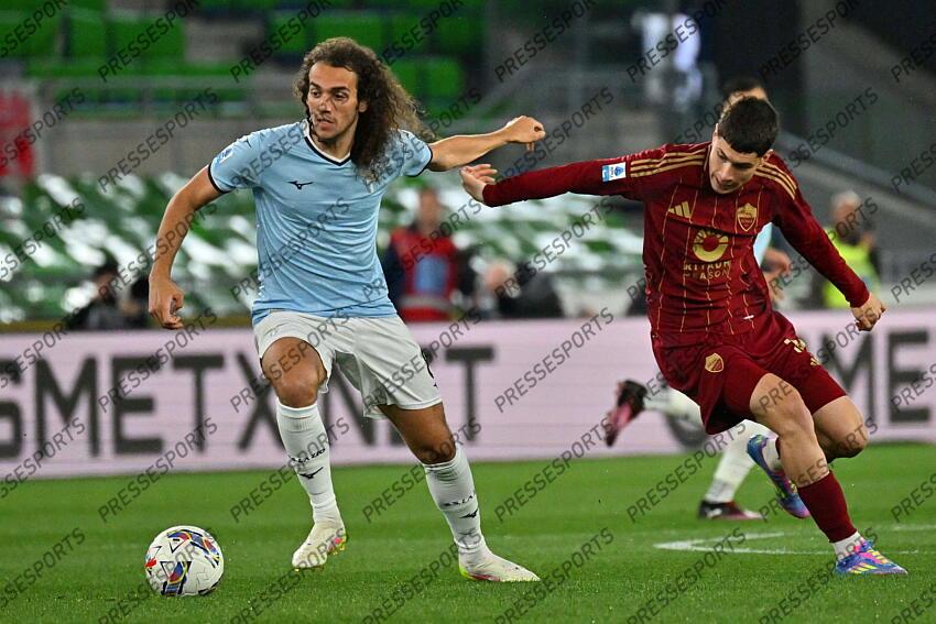 Foto IPP/Felice De Martino Roma 13//042024 Calcio Campionato serie A 2024-2025 Lazio - Roma Nella foto: Mattéo Guendouzi Italy Photo Press World Copyright LAZIO ROME-AS ROME (1-1) 