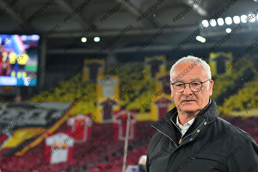Foto IPP/Felice De Martino Roma 13//042024 Calcio Campionato serie A 2024-2025 Lazio - Roma Nella foto: Claudio Ranieri Italy Photo Press World Copyright LAZIO ROME-AS ROME (1-1) 