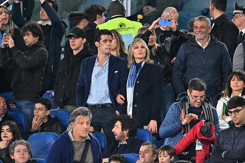 Foto IPP/Felice De Martino Roma 13//042024 Calcio Campionato serie A 2024-2025 Lazio - Roma Nella foto: Anna Falchi Italy Photo Press World Copyright LAZIO ROME-AS ROME (1-1) 