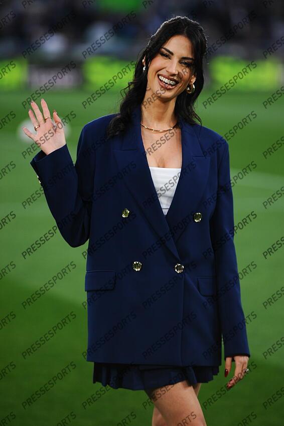Foto IPP/Cavaliere Emiliano. Roma 13/04/2025. Calcio Campionato Serie A 2024-2025. Lazio - Roma. Nella foto: la giornalista di Dazn Eleonora Incardona Italy Photo Press - World Copyright LAZIO ROME-AS ROME (1-1) 