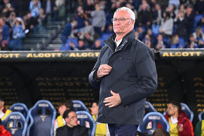 Foto IPP/Luciano Adriani Roma 13/04/2025 Campionato di calcio Serie A Tim 2024-2025 Lazio vs Roma Nella foto: Claudio Ranieri Italy Photo Press - World Copyright LAZIO ROME-AS ROME (1-1) 