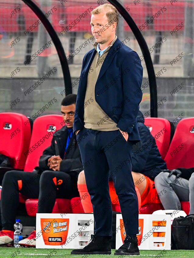 ALKMAAR - FC Volendam coach Rick Kruys during the Dutch Premier League match between Jong AZ and FC Volendam at AFAS Stadium on April 14, 2025 in Alkmaar, Netherlands. ANP GERRIT VAN KEULEN JONG AZ-VOLENDAM (0-1) 