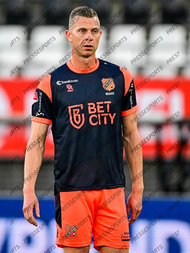 ALKMAAR - Robert Muhren of FC Volendam during the Dutch Premier League match between Jong AZ and FC Volendam at AFAS Stadium on April 14, 2025 in Alkmaar, Netherlands. ANP GERRIT VAN KEULEN JONG AZ-VOLENDAM (0-1) 